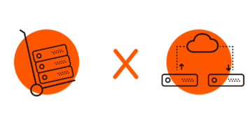 Colocation ou cloud computing: qual devo implementar na minha empresa? 5 icones colocation x cloud computing