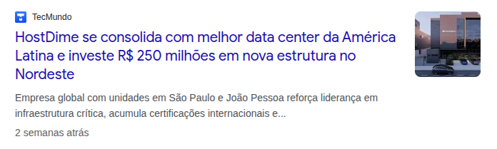 Servidor Dedicado no Melhor Data Center